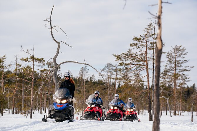 Adventurers Snowmobile Tour 4h - Destination and Route