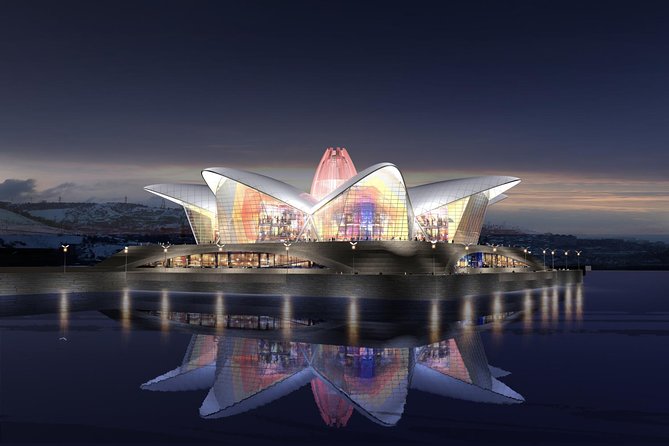 Baku Lights: the Night Tour Illuminated by Baku Lights - Flame Towers and Flag Square