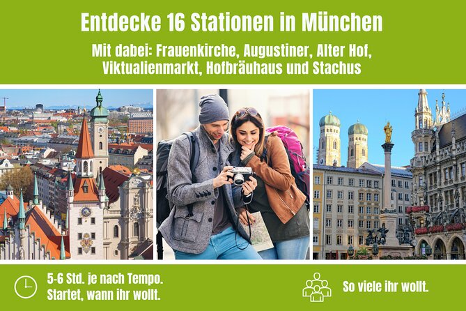 City Game Scavenger Hunt Munich - Independent City Tour I Discovery Tour - Meeting Point and Logistics