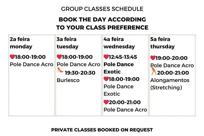 Dance Class (choose 1: Pole Dance, Burlesque or Aerial Silk/Hoop) - Reviews and Ratings
