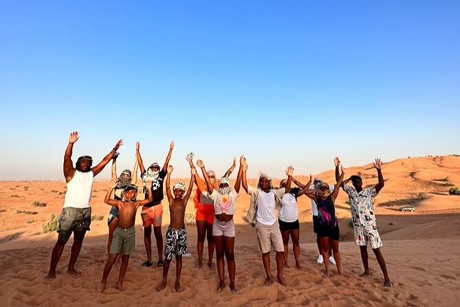 Dubai Anytime Short Desert Visit With Camel and Sandboarding - Pickup and Accessibility Details