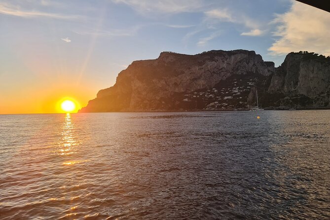 From Sorrento: Half-day Boat Tour at Sunset to Capri Island - Sunset at Faraglioni Rocks or Blue Grotto