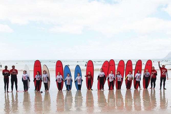 Group Surfing Lesson - Equipment Rental