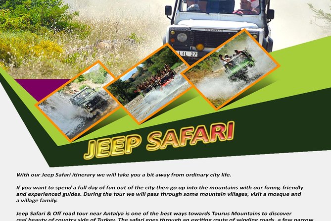 Jeep Safari Antalya-Gebiz-Manavgat-Side (Attention High Excitement) - Cultural Immersion