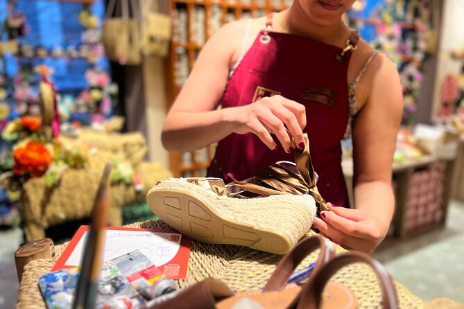 Make Authentic Espadrilles in Valencia - Included Supplies and Materials