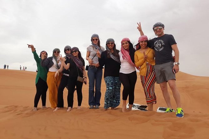 Morning Dubai Red Dunes Safari With Camel Riding & Sand Boarding - Health and Safety