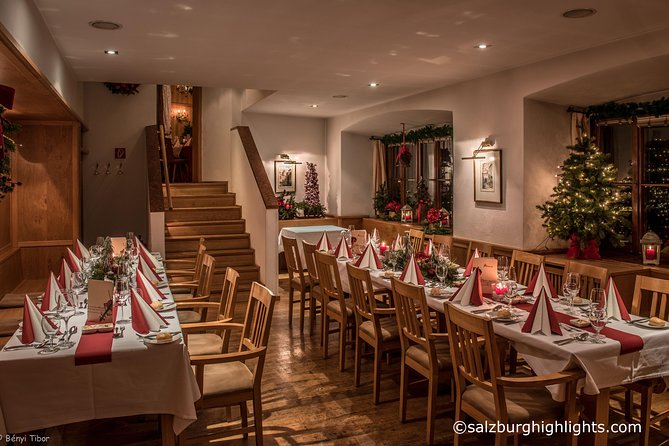Mozart and Advent/Christmas Concert With Dinner at Fortress Hohensalzburg - Dinner Options