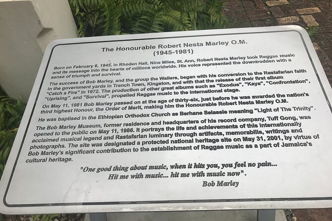 Ochio Rios Ship Port to Bob Marley Nine, Miles Dunns River - Wheelchair Accessibility Considerations