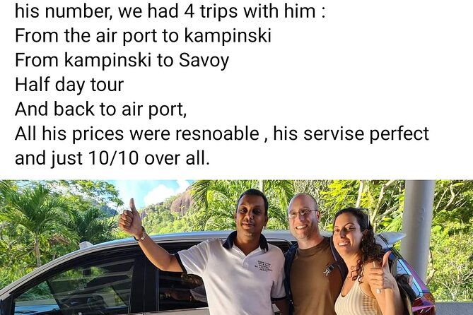 Private Day Tour in Seychelles - Booking and Cancellation Policy