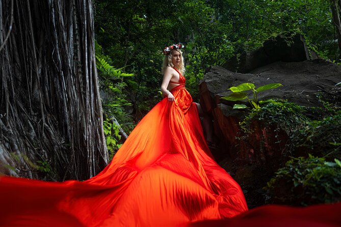 Private Flying Dress Photoshoot With A View - Professional Photographers Expertise