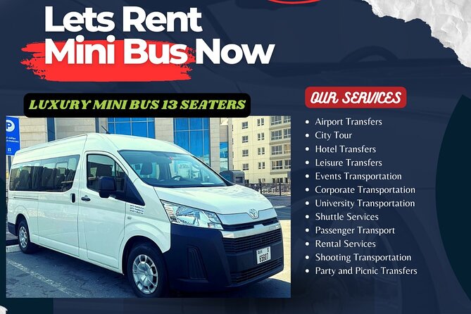 Private, Small and Big Groups Rent a Van in Dubai - Host Commitment to Quality