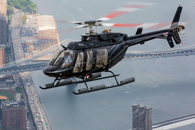 Private VIP New York City Helicopter Tour and Luxury SUV - Pickup and Communication
