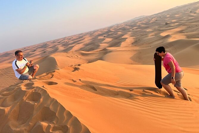 Red Dunes Morning Desert Safari in Dubai With Camel Ride - Sandboarding on the Dunes