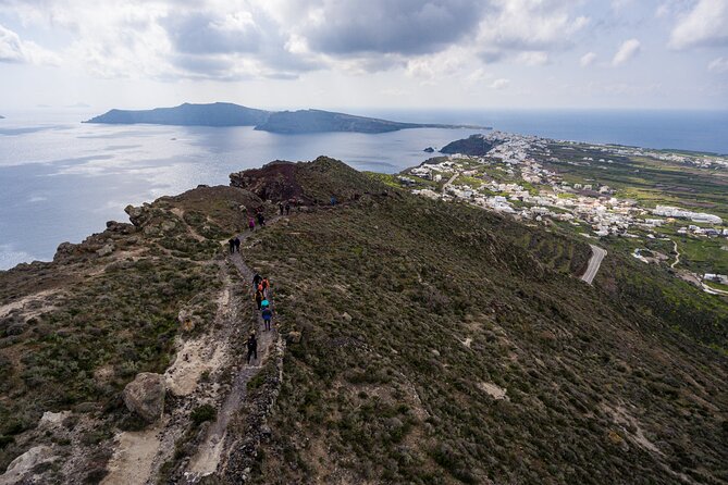 Santorini : Caldera Trail Hike and Sunset - Picnicking at an Old Church