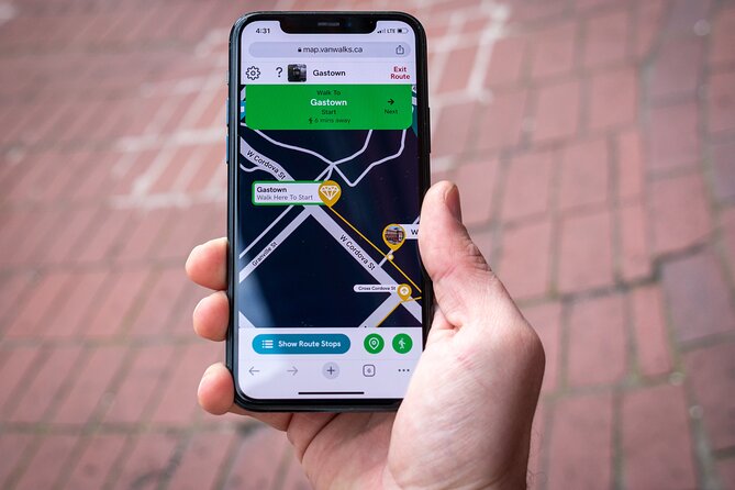 Self-Guided Smartphone Walking Tour of Gastown - Accessibility and Participation