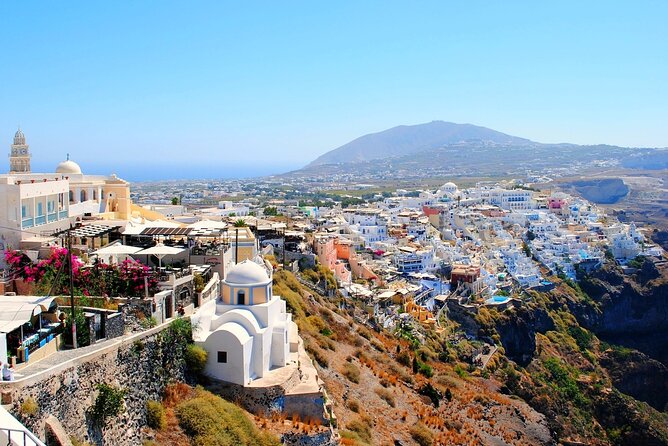 Shore Excursion Santorini, 3 Bells, Oia, Megalochori & Beach Time - Schedule and Availability
