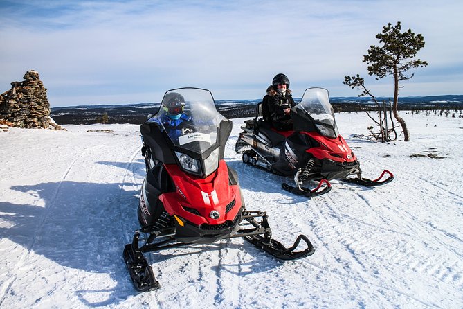 Snowmobile Safari in the Forest - Navigating Secluded Forest Paths