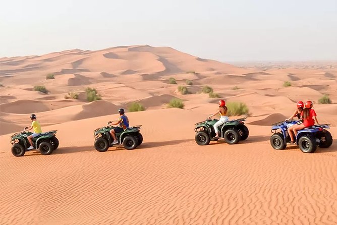 Sunset Desert Safari Trip by Quad Bike - Meeting and Pickup