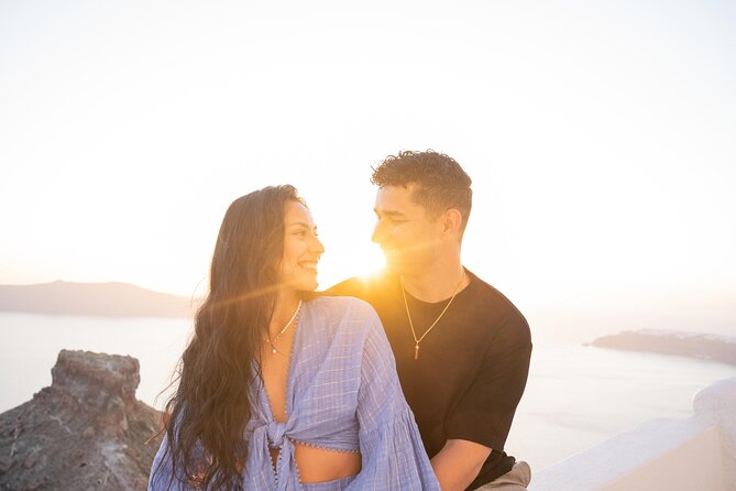 Surprise Proposal Photoshoot in Santorini - Cherished Memories Delivered Digitally
