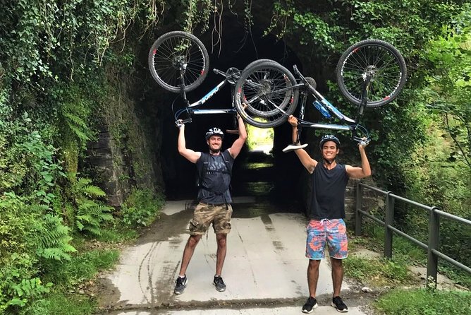 The Train Track Trail Mountain Bike Ride - Private Experience - Secure Storage and Transportation
