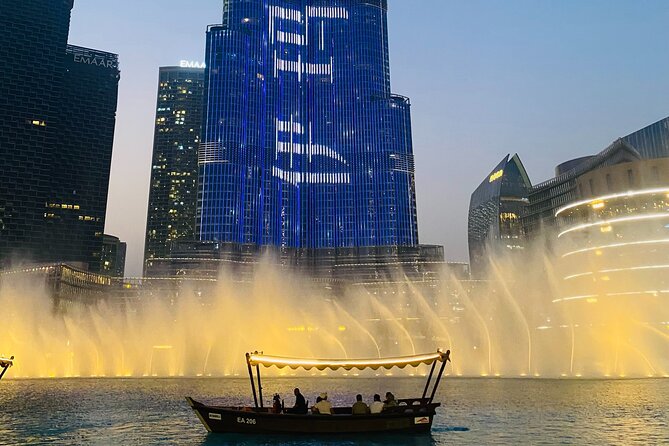 Traditional Abra Ride and Dubai Fountain Show at Burj Lake - Customer Reviews and Feedback