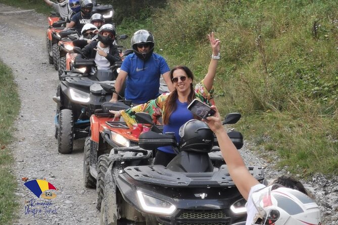 Triumph Arch, Paltinu Dam, Doftana, Small Group ATV Tour - Booking Information