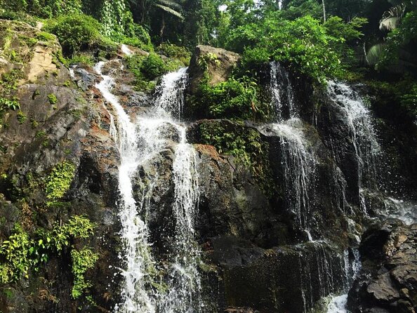 Waterfall Rappelling at Belize Bocawina Rainforest Falls - Preparing for the Excursion