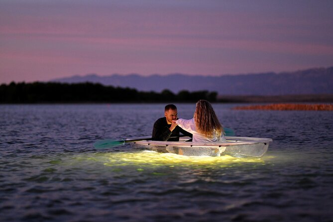 1-Hour Night Transparent Kayak Tour in Privlaka - Unique Underwater Life Observation