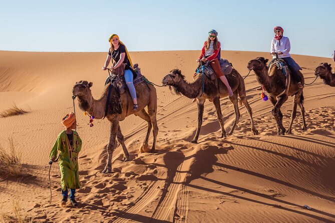 3 Days Private Luxury Tour Merzouga Desert Ending in Marrakech - Camel Ride in the Desert