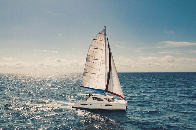 5-Hour Private 44 Leopard Luxury Catamaran 2-Stop Tour W/Food,Open Bar&Snorkel - Meeting and Pickup