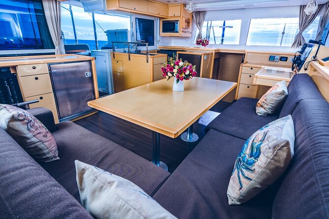 5-Hour Private 45 Luxury Catamaran 2-Stop Tour W/ Food, Open Bar & Snorkeling - Age Restrictions