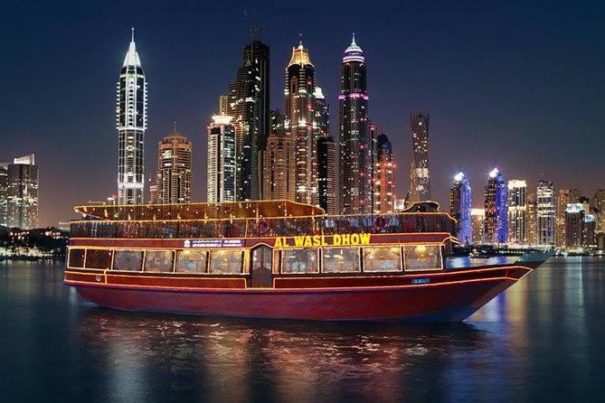 Abu Dubai City Tour and Dubai Marina Cruise Dinner - Unwind on Dubai Marina Cruise