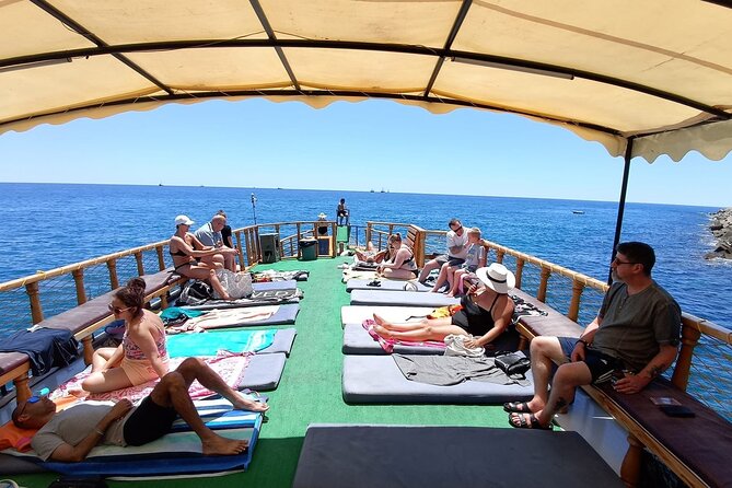 Alanya Relaxing Boat Tour With Lunch, Soft Drinks & Transfer - Cancellation Policy and Booking