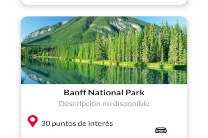 APP Banff Self-Guided Routes With Audio Guides - Route and Point of Interest Highlights