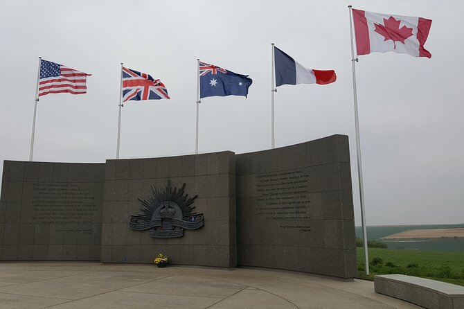 Australian and New Zealand Battlefield Day Tour in the Somme From Lille or Arras - Pricing and Cancellation Policy