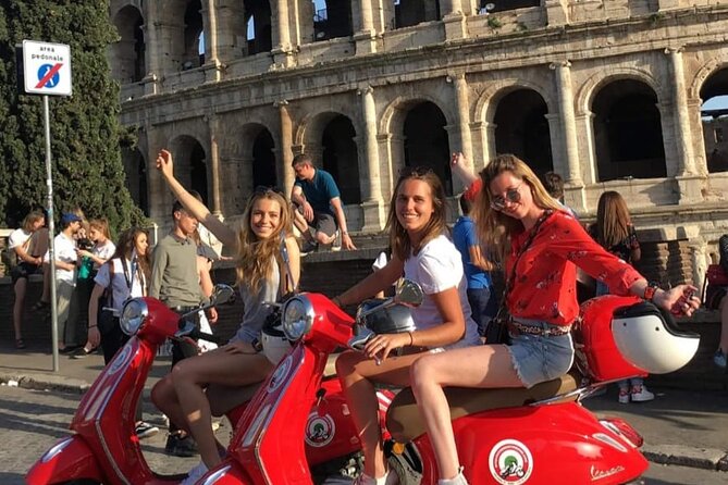 Beautiful Roma Tour on Vespa With Driver - Included Amenities