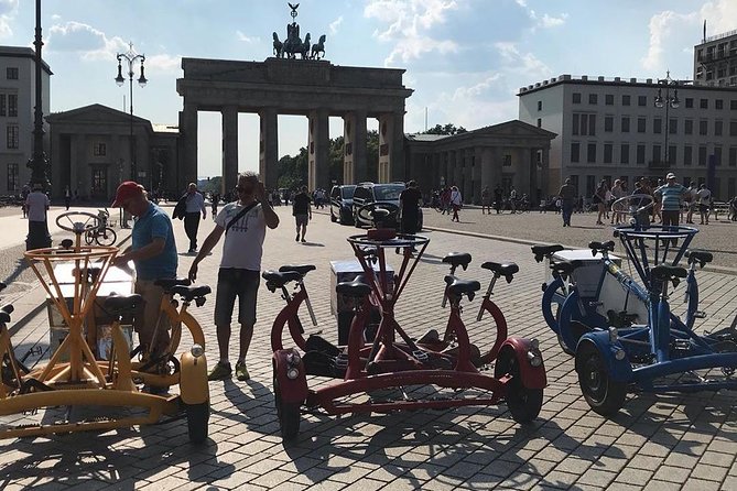 Beer Bike & Party Bike Highlights Berlin City Tour Including Pick-Up - Reviews and Ratings