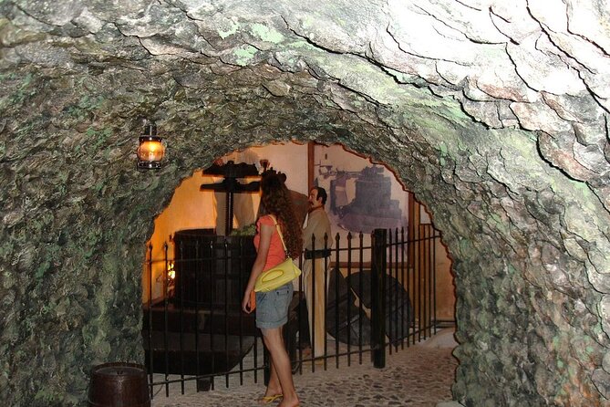Cave Wine Museum Tour in Santorini With Tasting and Pick up - Pricing and Duration