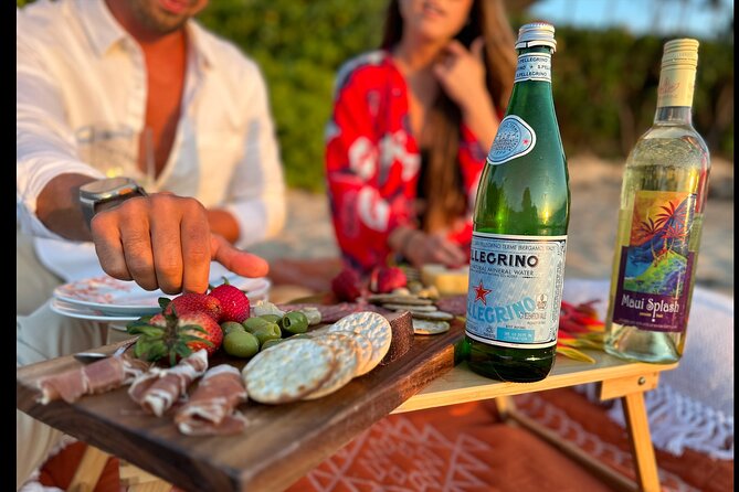 Charcuterie Board and Sunset on Pristine Beach With Photos - Meeting and Arrival Instructions