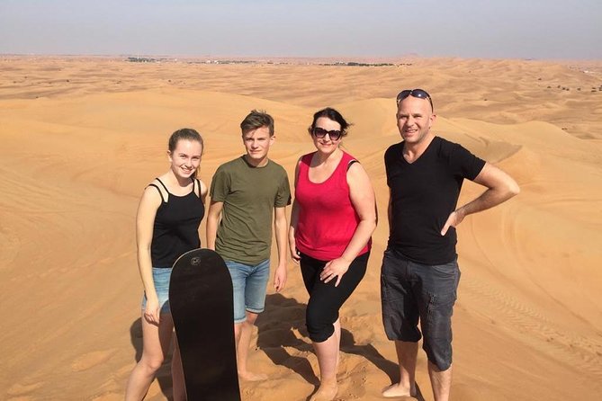 Desert Safari - Morning at Red Dunes, Sandboarding, Desert Photos - Transportation and Pickup Details