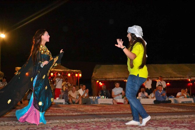 Dinner in Dubai Desert With Camel Ride, BBQ Dinner and Belly Dance - Dining Experience