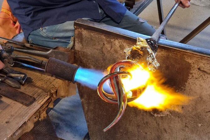 Glass Blowing Show Visit Murano Glass Factory and Showroom OMG - Exclusive Access and Pressure-Free Shopping