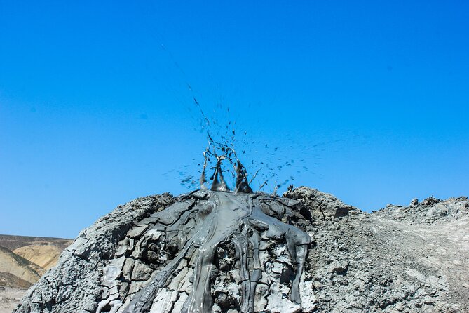 Gobustan and Mud Volcanoes PRIVATE TOUR - Viewing the Mud Volcano Craters