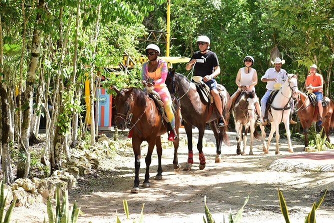 Horseback Riding Tour With Atv, Ziplines Cenote and Lunch - Group Size and Duration