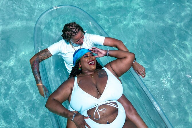 Island Love Stories: Turks & Caicos Clear Kayak Couple Portraits - Connecting With Nature