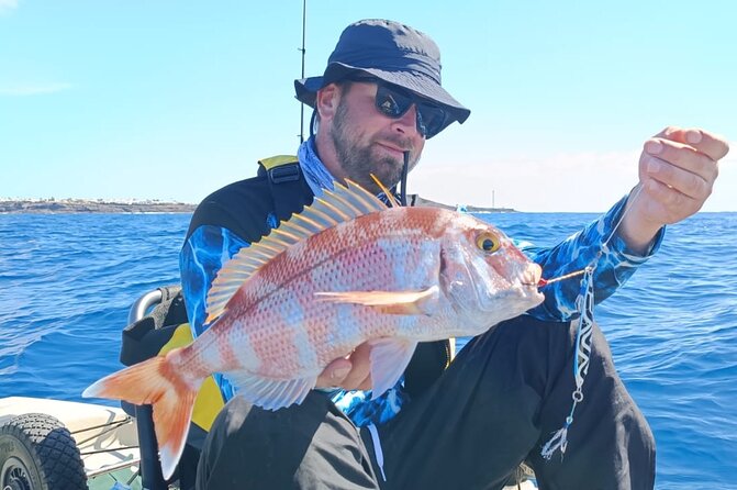 Kayak Fishing in Lanzarote - Beginner Instruction