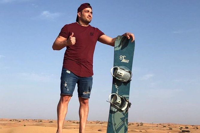 Morning Desert Safari With Camel Rides, Sand Boards and Dune Bashing - Pickup and Drop-off