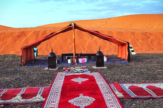 Night in Erg Chebbi Desert, Camel Ride, Departure From Errachidia - Dining in the Desert