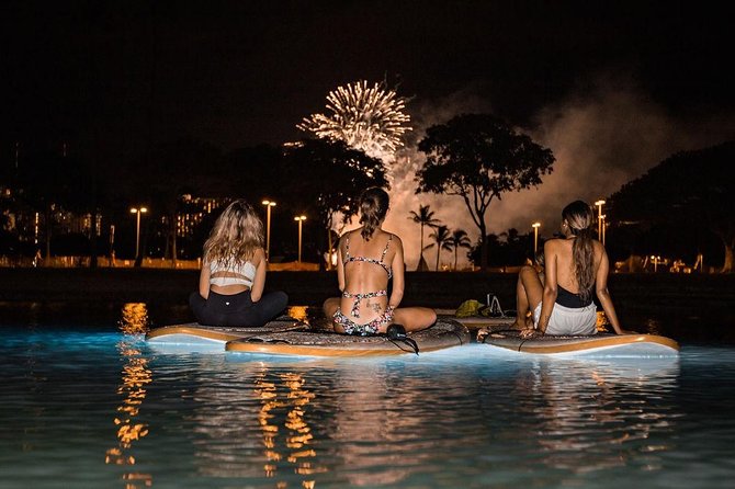 Night SUP Yoga in Honolulu, Hawaii - Guiding and Supporting All Skill Levels