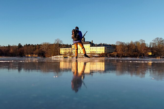 Nordic Ice Skating on a Frozen Lake in Stockholm - Product Code